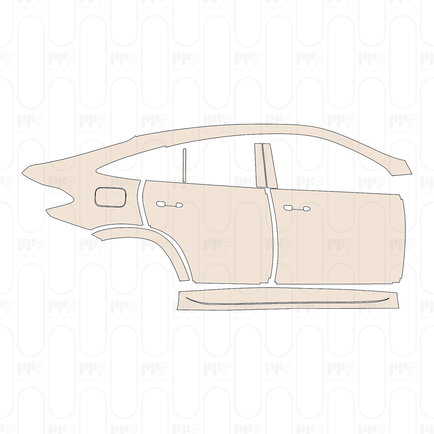 Pre-Cut PPF Mercedes-Benz GLE Coupe AMG Line 2026