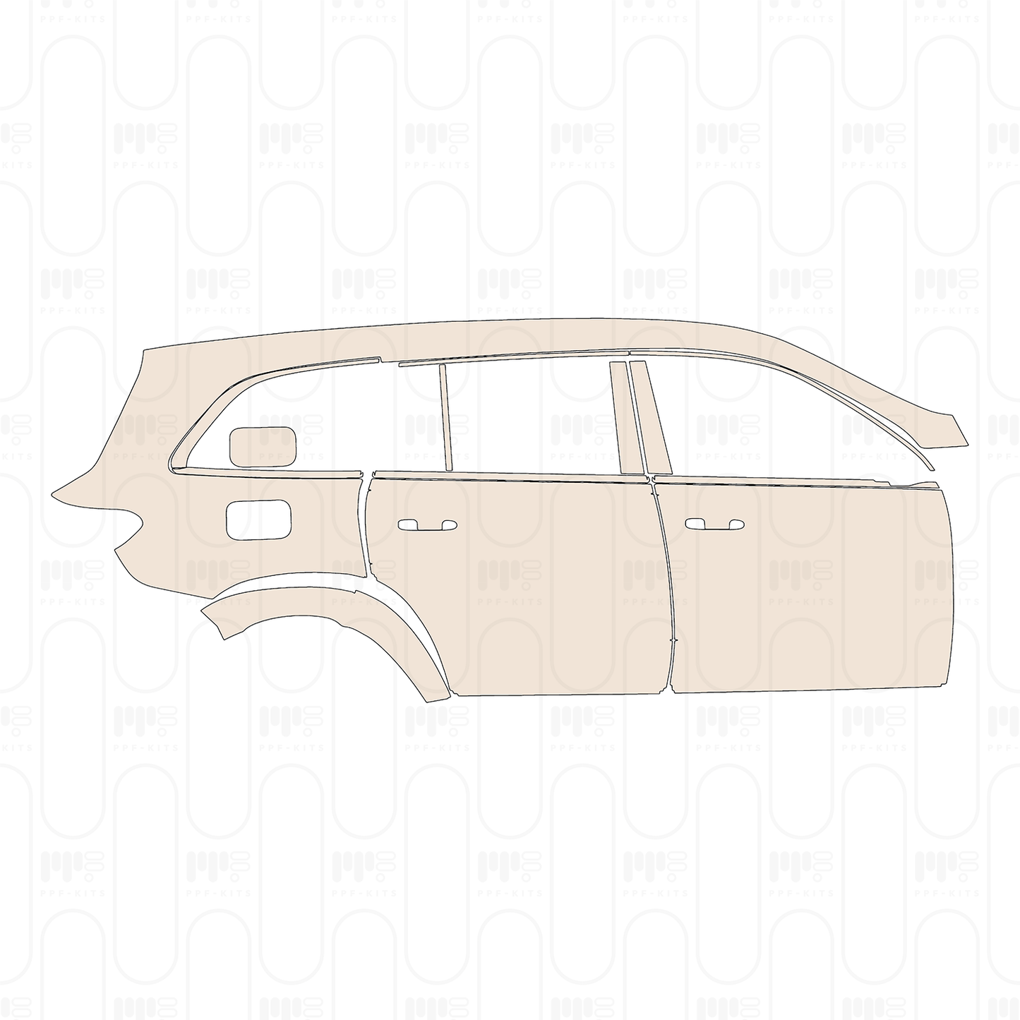 Pre-Cut PPF Mercedes-Benz GLS AMG Line 2026