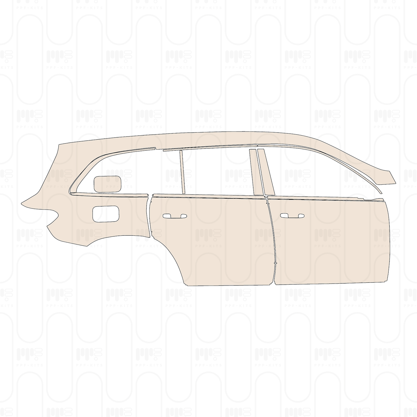 Pre-Cut PPF Mercedes-Benz GLS Base 2026