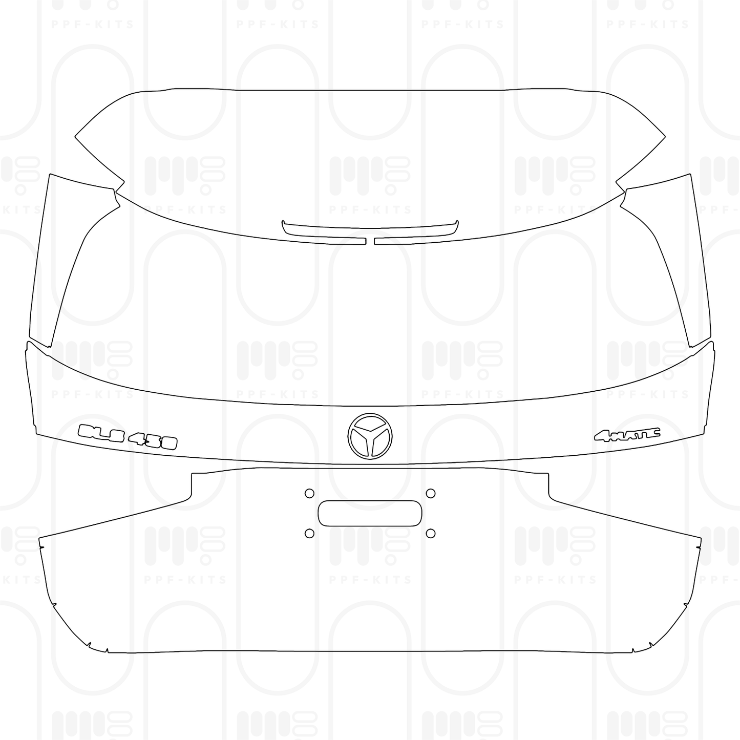 Pre-Cut PPF Mercedes-Benz GLS Base 2026