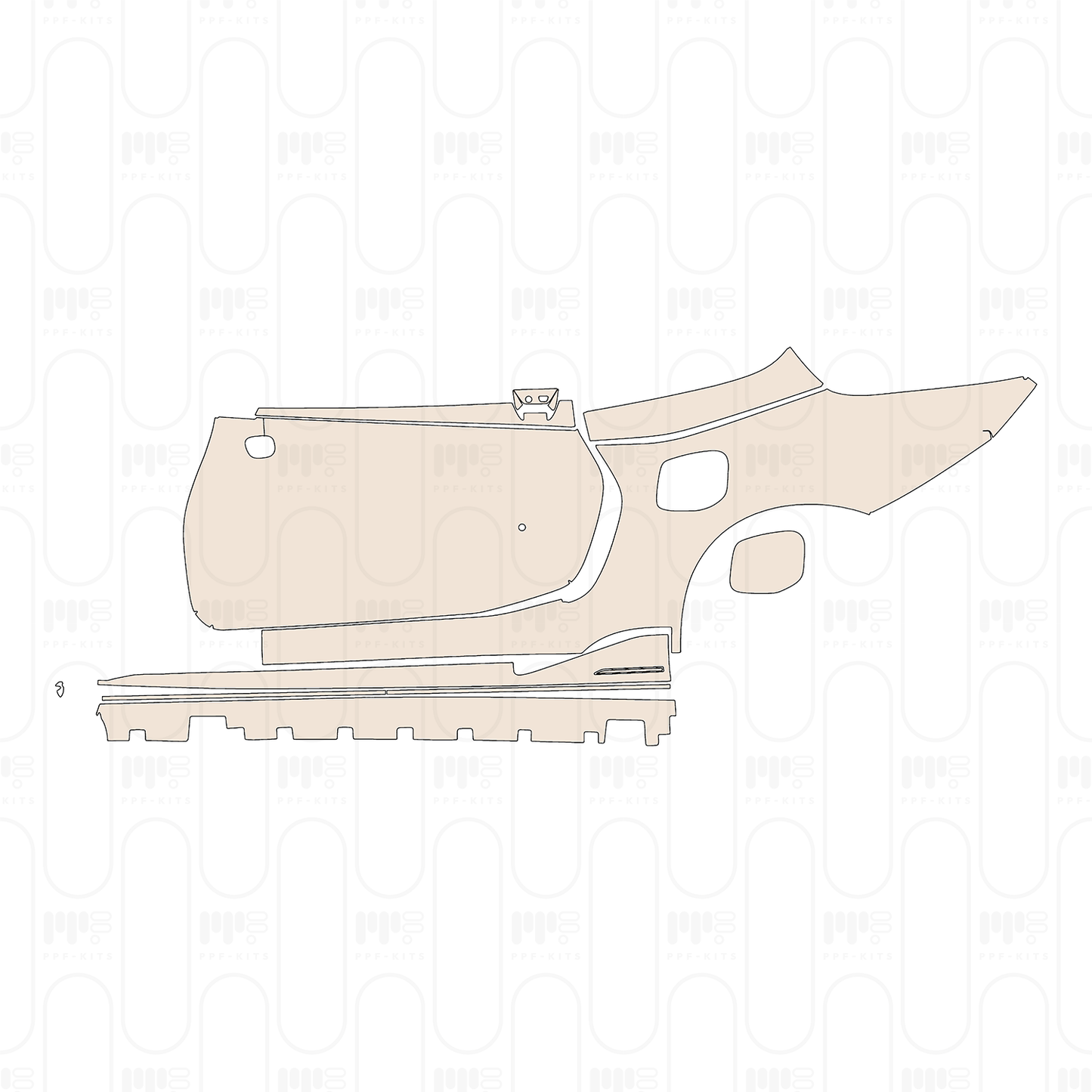 Pre-Cut PPF MG Cyberster (EU) 2026