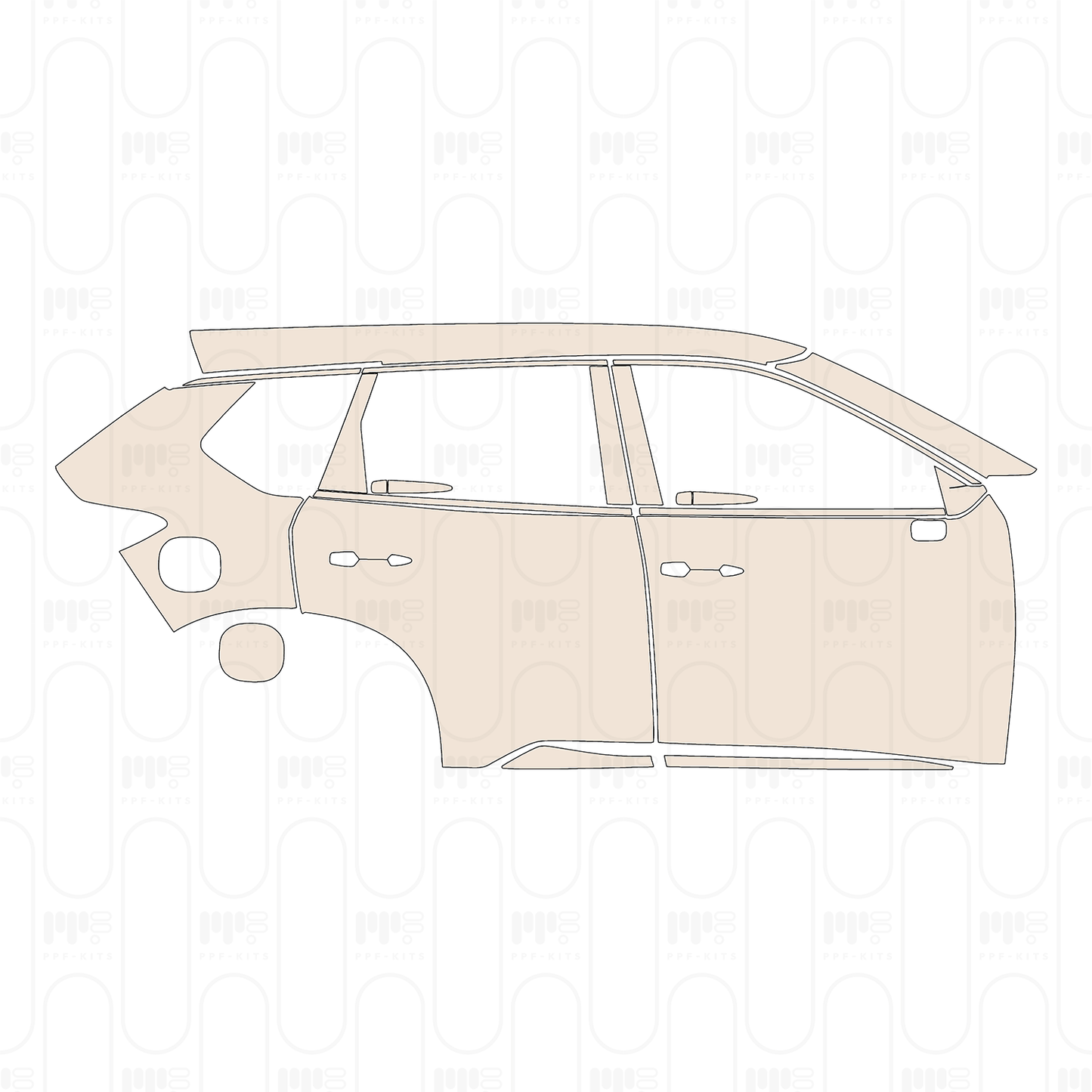 Pre-Cut PPF Nissan Rogue SL 2026