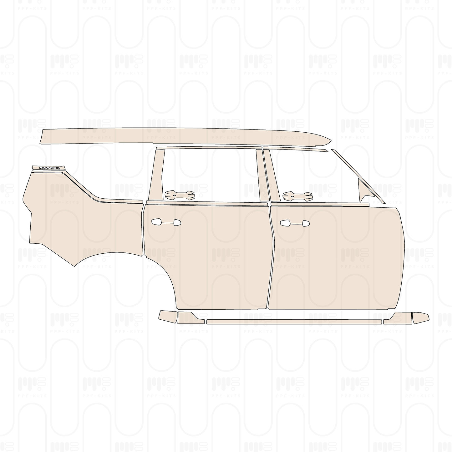 Pre-Cut PPF Nissan Patrol (ME) SE T2 2026