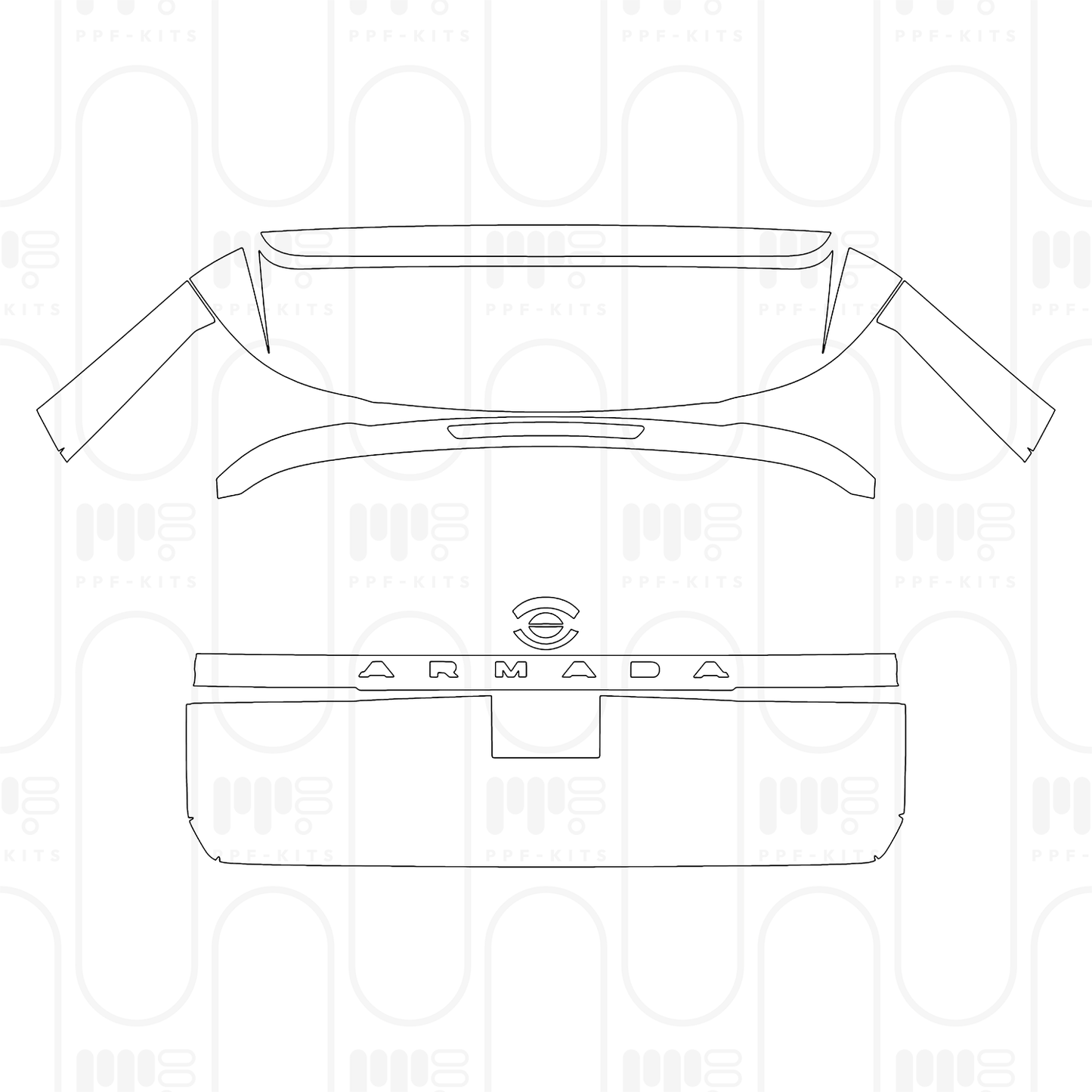 Pre-Cut PPF Nissan Armada (US) Platinum 2026