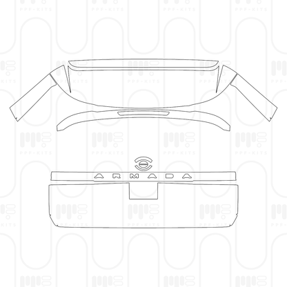 Pre-Cut PPF Nissan Armada (US) Platinum 2026