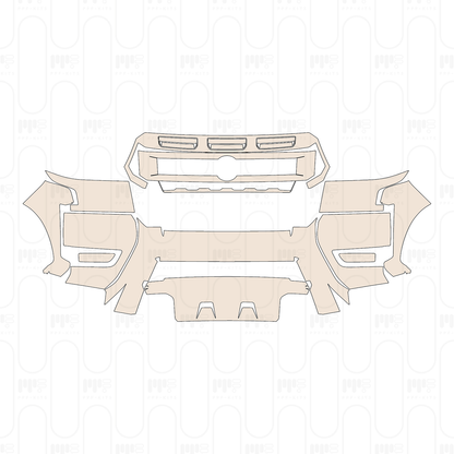 Pre-Cut PPF Nissan Frontier Crew Cab Pro-X 2026