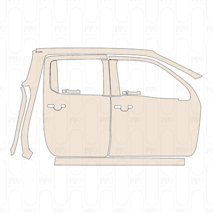 Pre-Cut PPF Nissan Frontier Crew Cab Pro-4X 2026