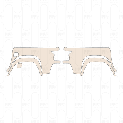 Pre-Cut PPF Nissan Frontier Crew Cab Pro-4X 2026