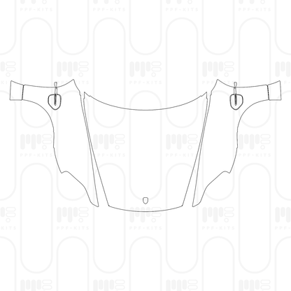 Pre-Cut PPF Porsche Taycan Sedan Taycan Turbo S 2026