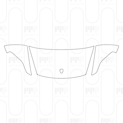 Pre-Cut PPF Porsche Taycan Sedan Taycan Turbo S 2026