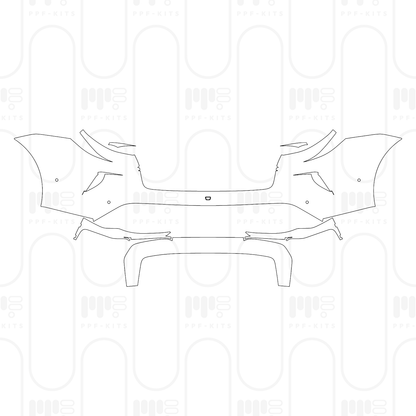 Pre-Cut PPF Porsche Taycan Sedan Taycan Turbo S 2026