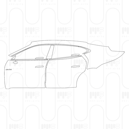 Pre-Cut PPF Porsche Taycan Sedan Taycan Turbo S 2026