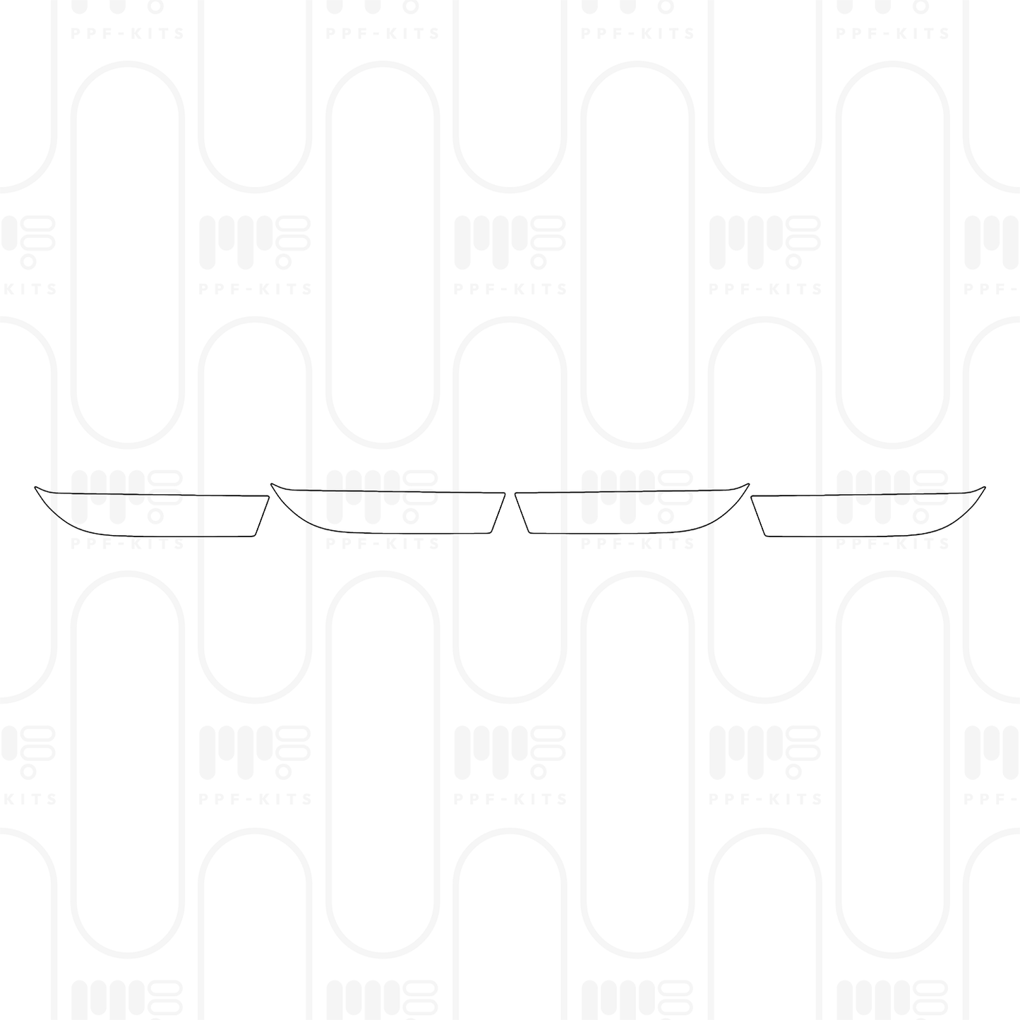 Pre-Cut PPF Porsche Taycan Sedan Taycan Turbo S 2026