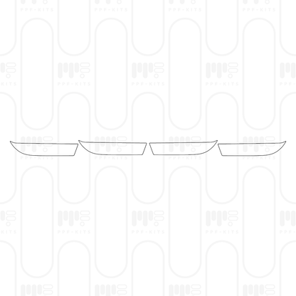 Pre-Cut PPF Porsche Taycan Sedan Taycan Turbo S 2026