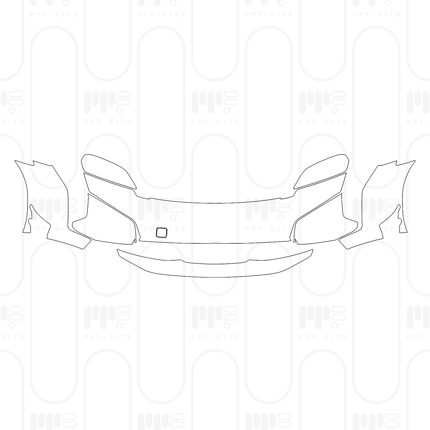 Pre-Cut PPF Porsche Taycan Sedan Taycan Turbo GT with Weissach Package 2026