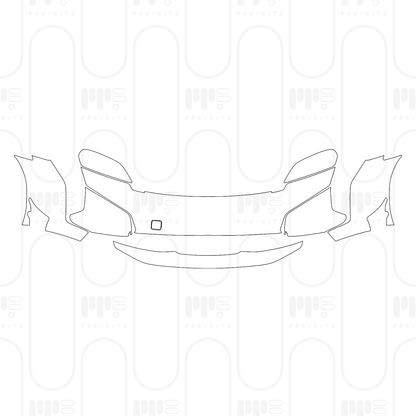 Pre-Cut PPF Porsche Taycan Sedan Taycan Turbo GT with Weissach Package 2026