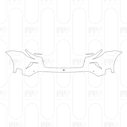 Pre-Cut PPF Porsche Taycan Sedan Taycan Turbo GT with Weissach Package 2026