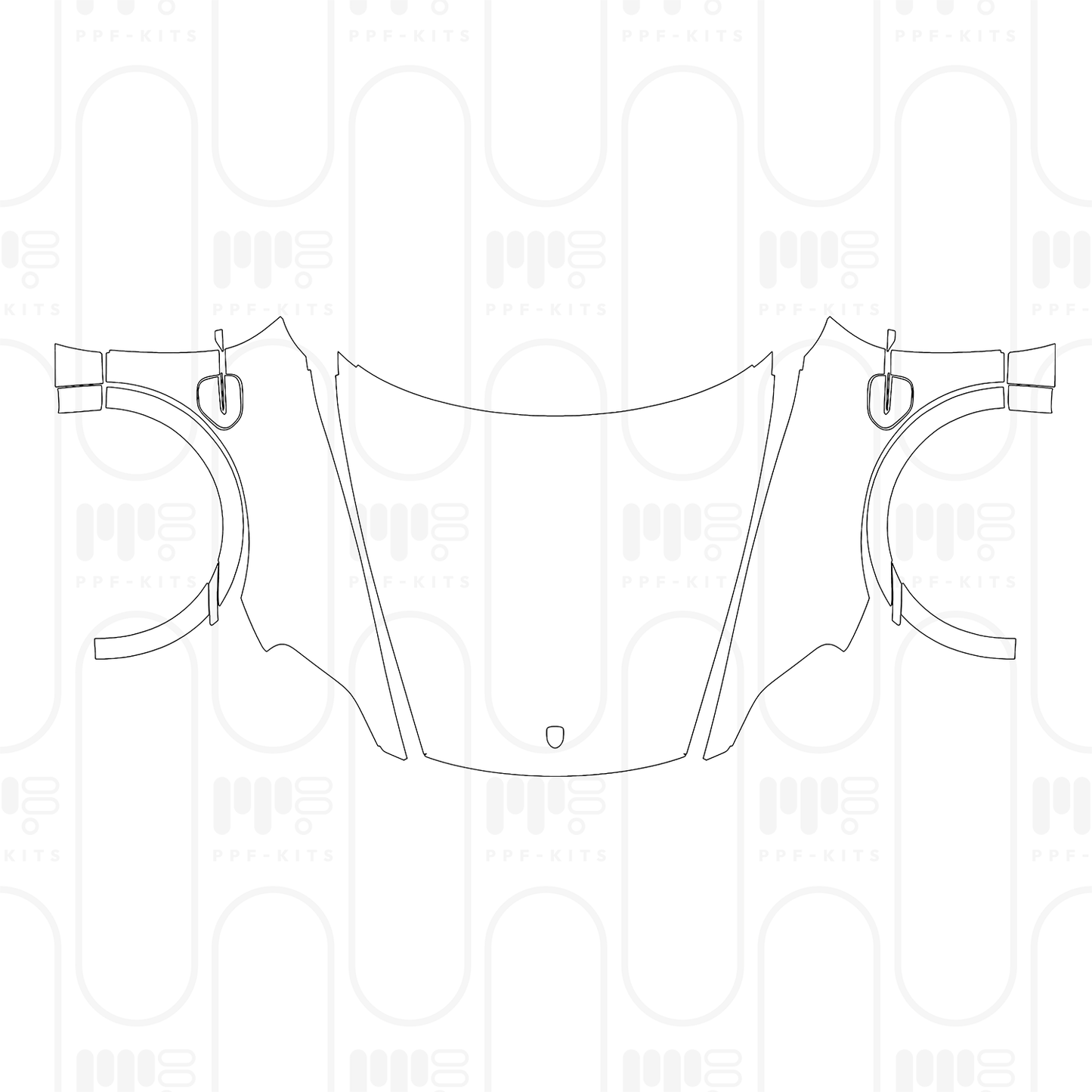 Pre-Cut PPF Porsche Taycan Cross Turismo Taycan 4 Cross Turismo 2026