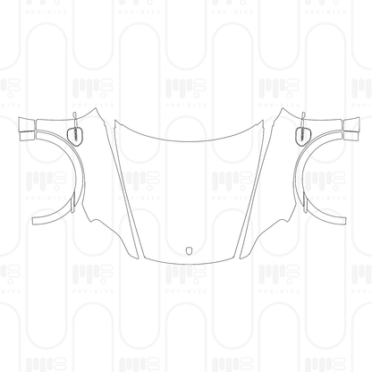 Pre-Cut PPF Porsche Taycan Cross Turismo Taycan 4 Cross Turismo 2026