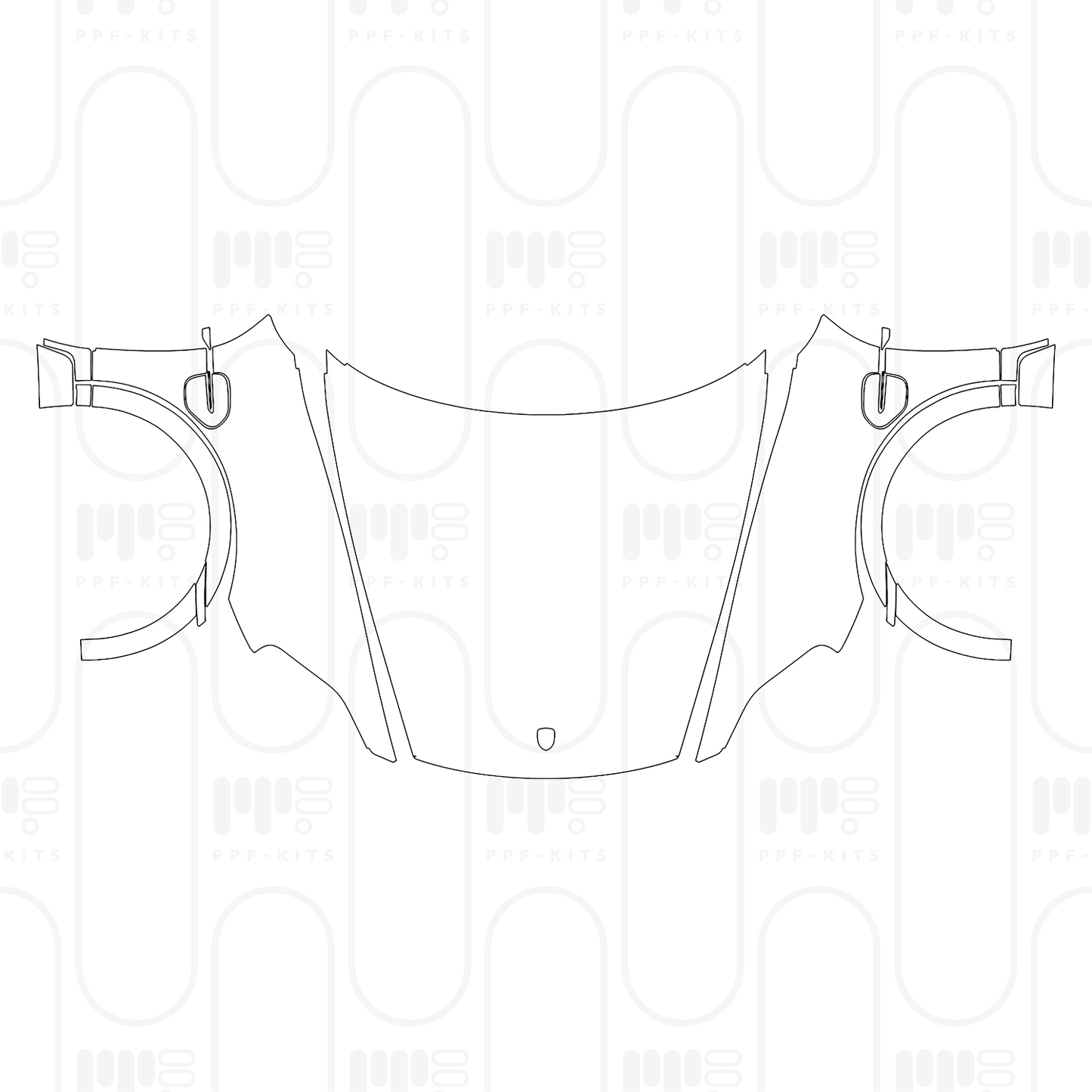 Pre-Cut PPF Porsche Taycan Cross Turismo Taycan 4 Cross Turismo 2026