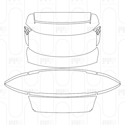Pre-Cut PPF Porsche Taycan Cross Turismo Taycan 4 Cross Turismo 2026