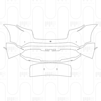 Pre-Cut PPF Porsche Taycan Cross Turismo Taycan 4 Cross Turismo 2026
