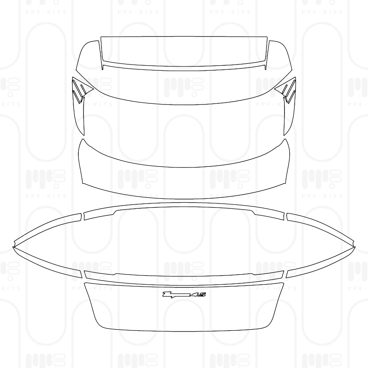 Pre-Cut PPF Porsche Taycan Cross Turismo Taycan 4S Cross Turismo 2026