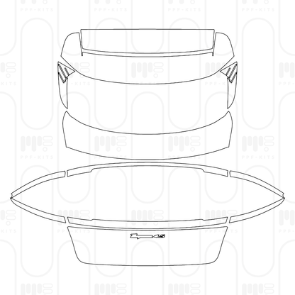 Pre-Cut PPF Porsche Taycan Cross Turismo Taycan 4S Cross Turismo 2026