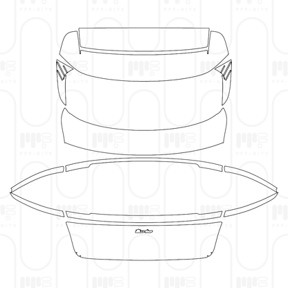 Pre-Cut PPF Porsche Taycan Cross Turismo Taycan Turbo Cross Turismo 2026