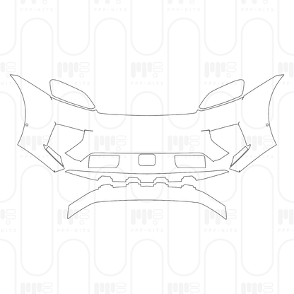 Pre-Cut PPF Porsche Macan Electric Base 2026