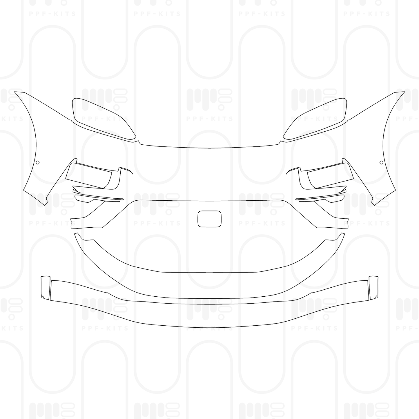 Pre-Cut PPF Porsche Macan Electric Turbo 2026