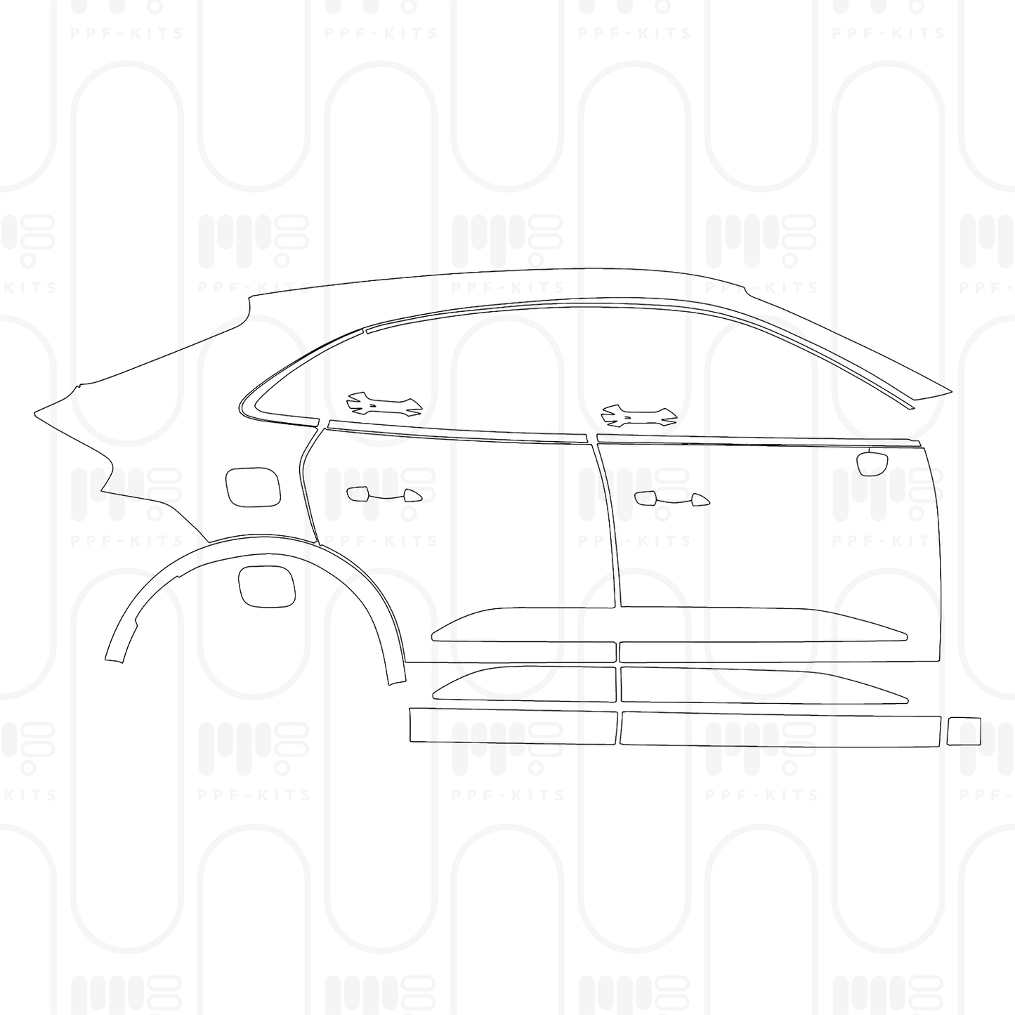 Pre-Cut PPF Porsche Macan Electric Turbo 2026