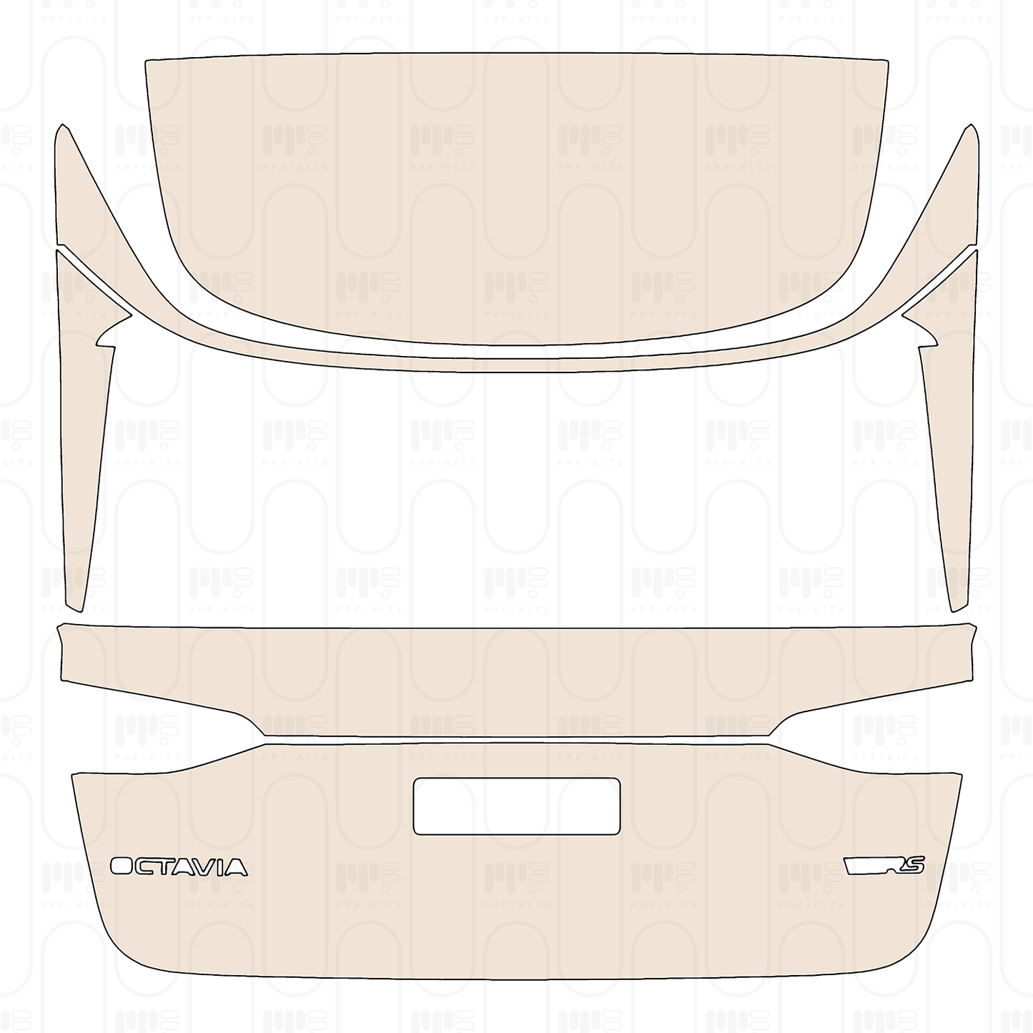 Pre-Cut PPF Skoda Octavia (EU) Estate VRS 2026