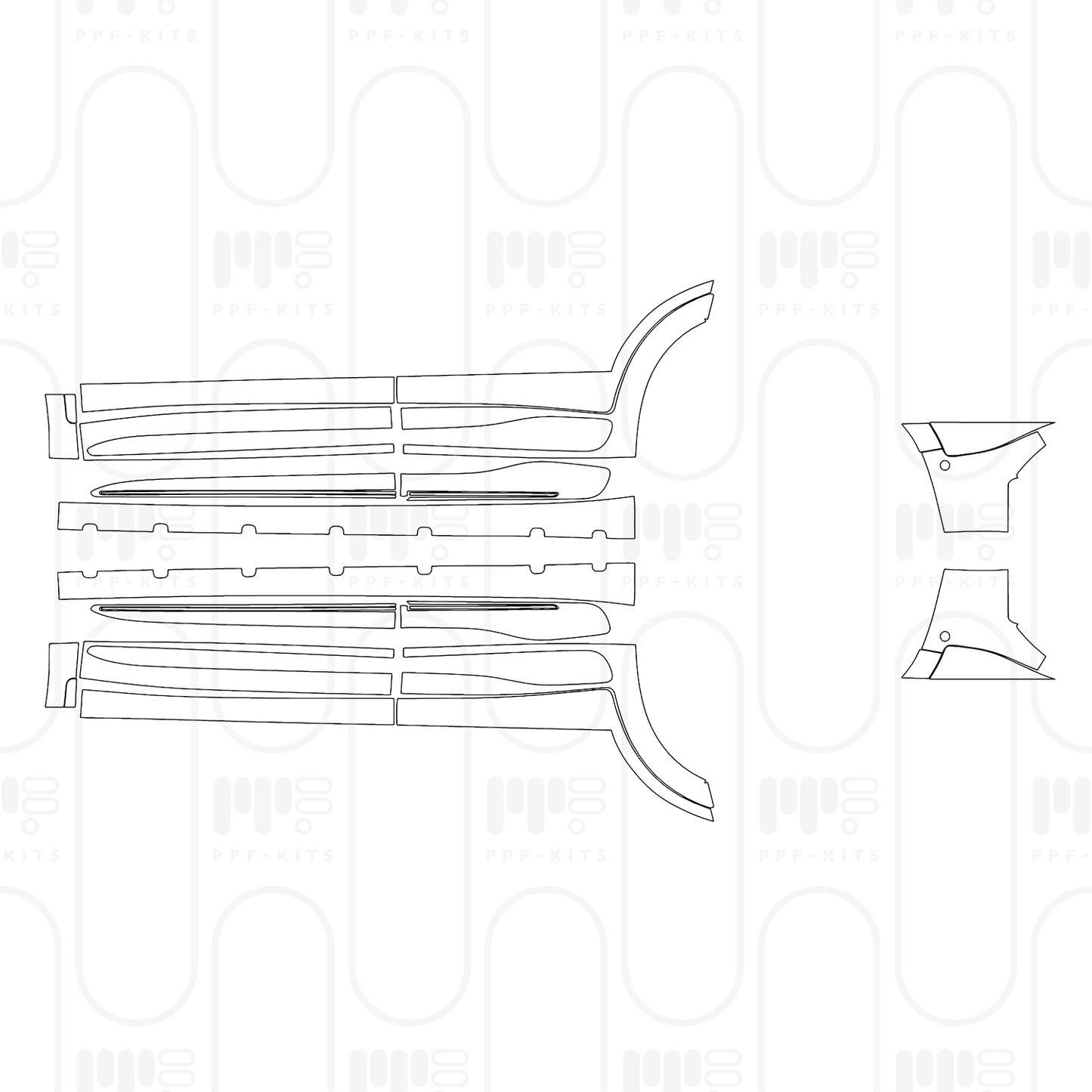 Pre-Cut PPF Smart #3 Brabus 2026