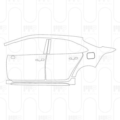 Pre-Cut PPF Toyota Corolla (US) Sedan Sport 2026