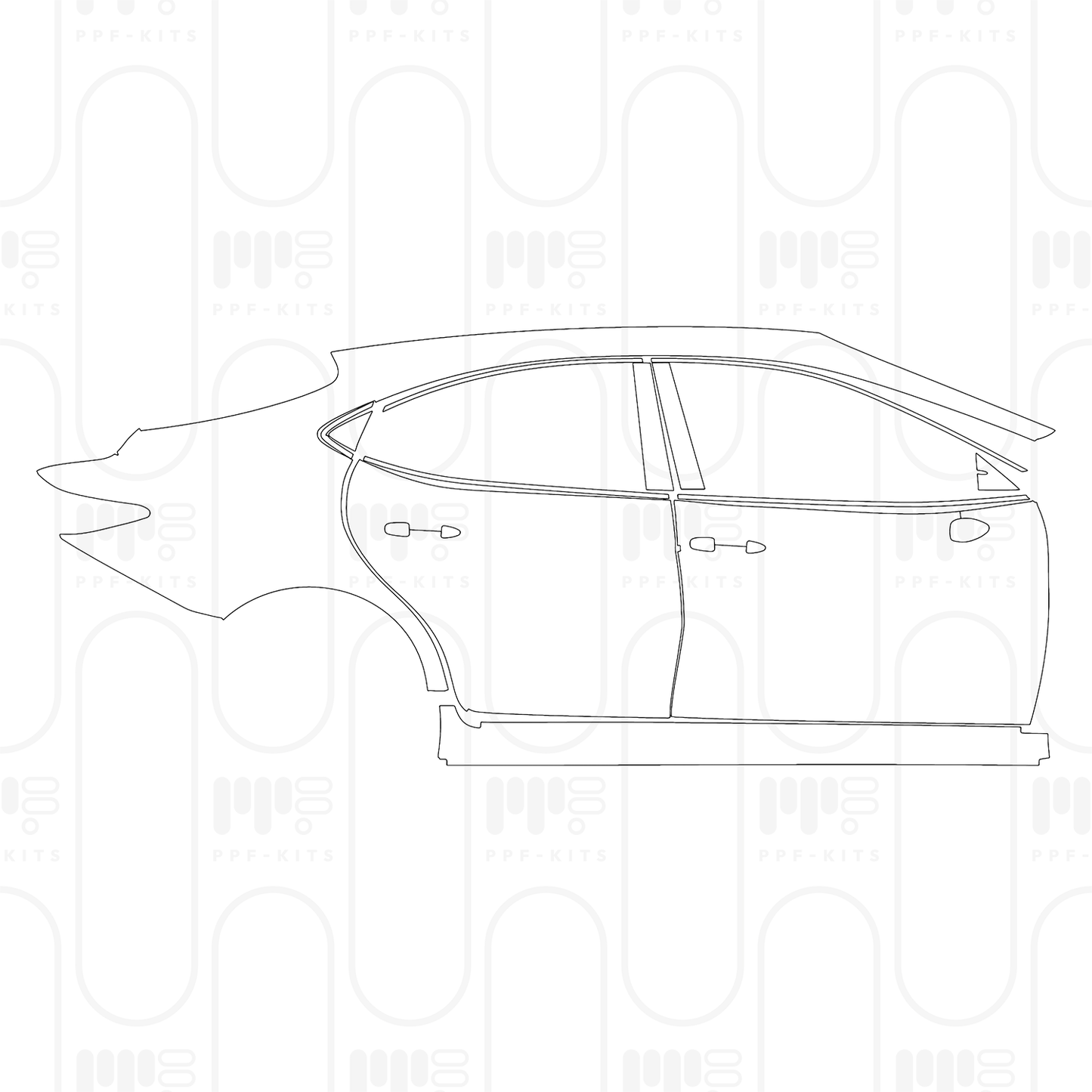 Pre-Cut PPF Toyota Camry (US) LE 2026