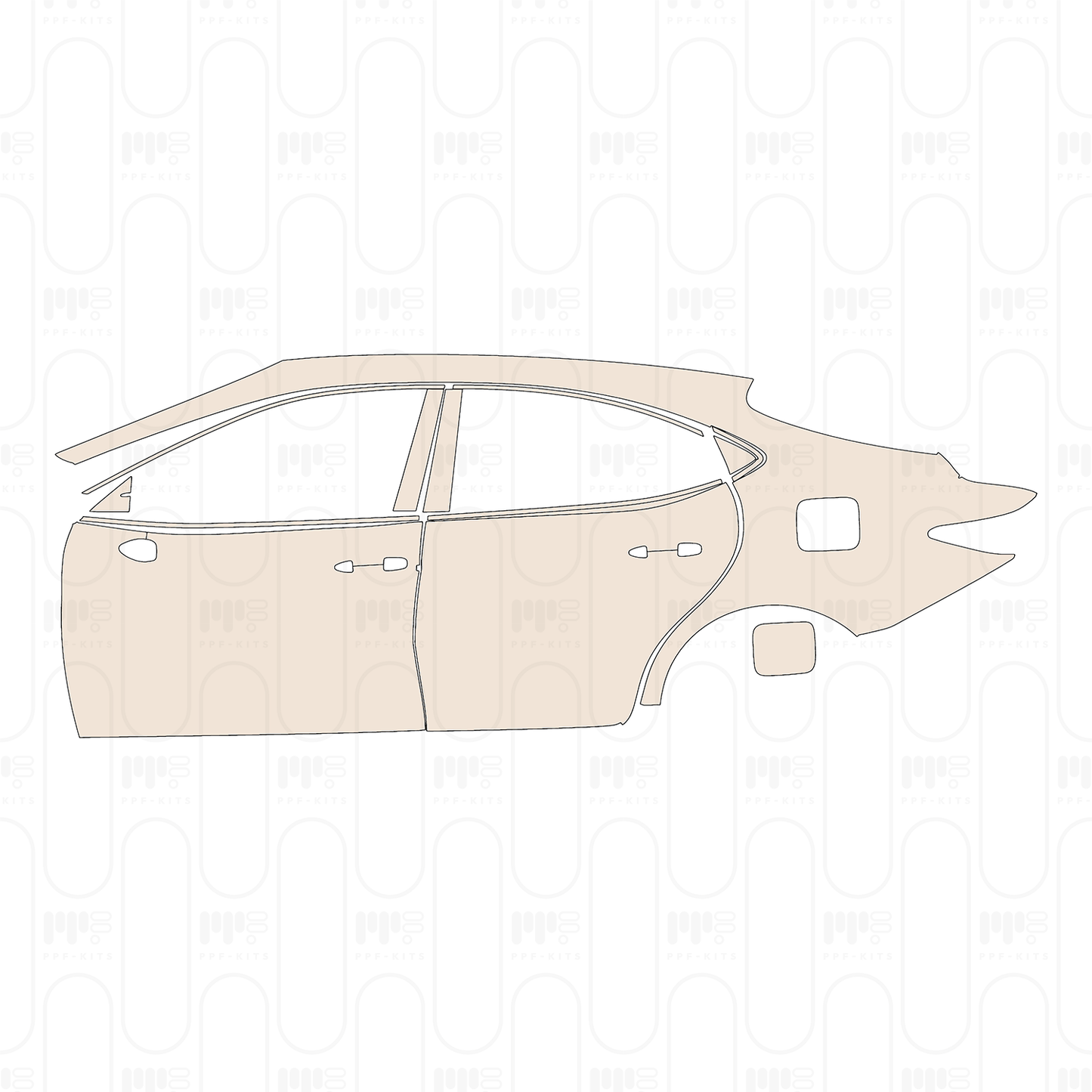 Pre-Cut PPF Toyota Camry (US) XSE 2026