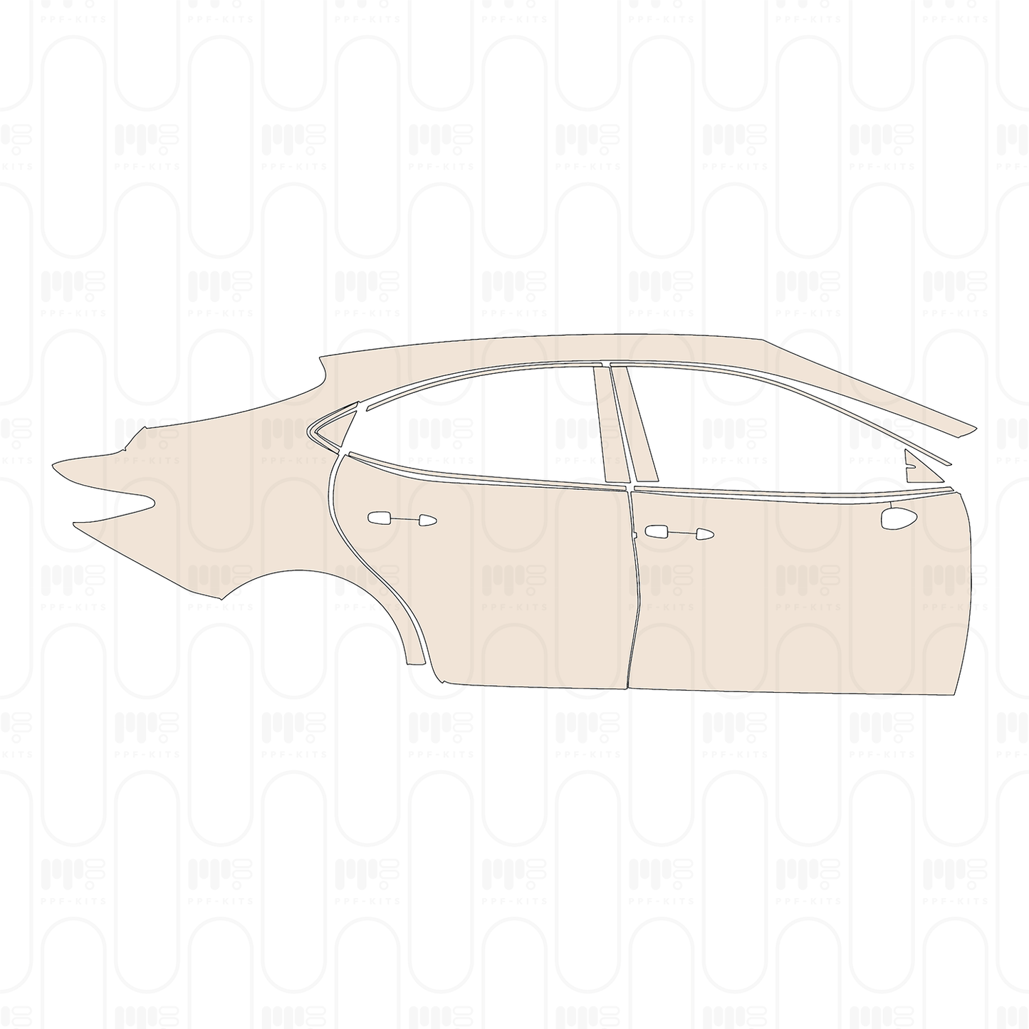 Pre-Cut PPF Toyota Camry (US) XSE 2026