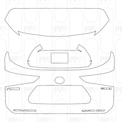 Pre-Cut PPF Toyota Highlander (CN) 2026