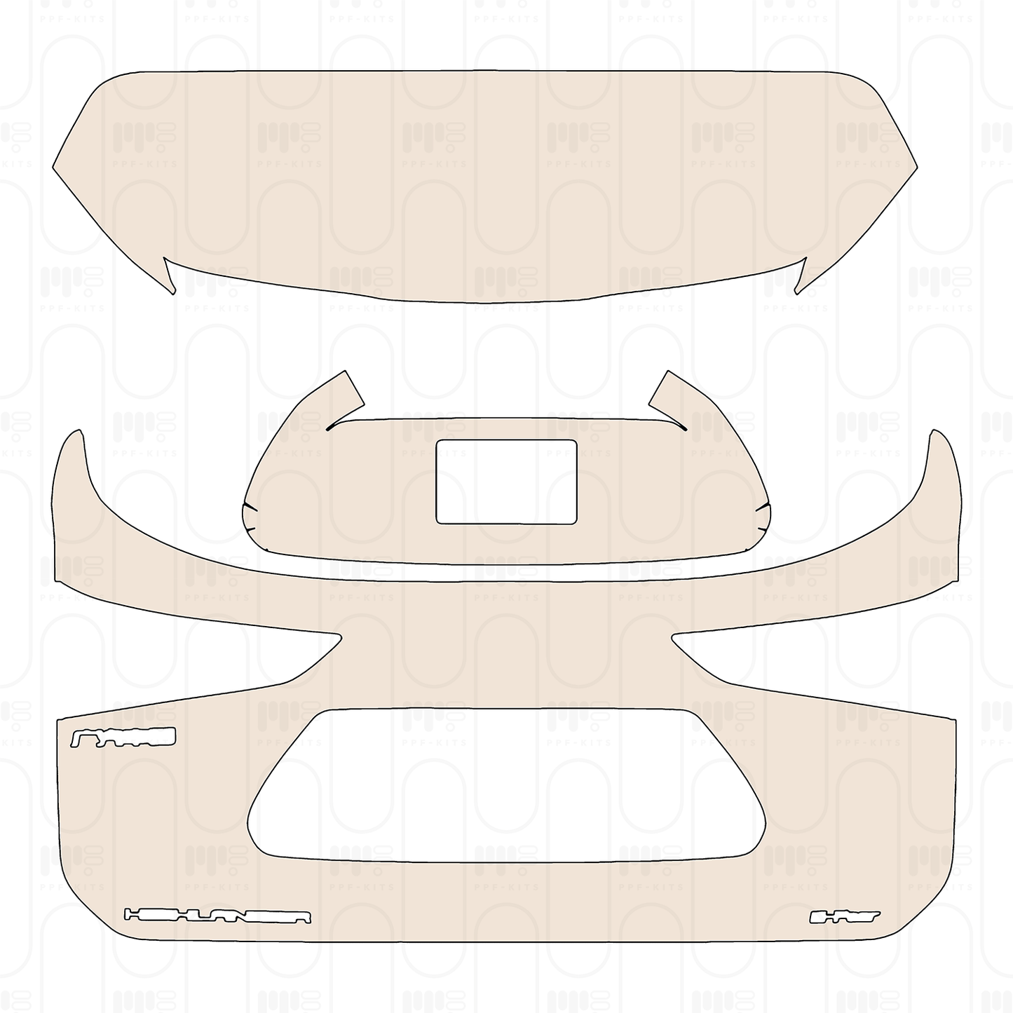 Pre-Cut PPF Toyota Highlander (CN) 2026