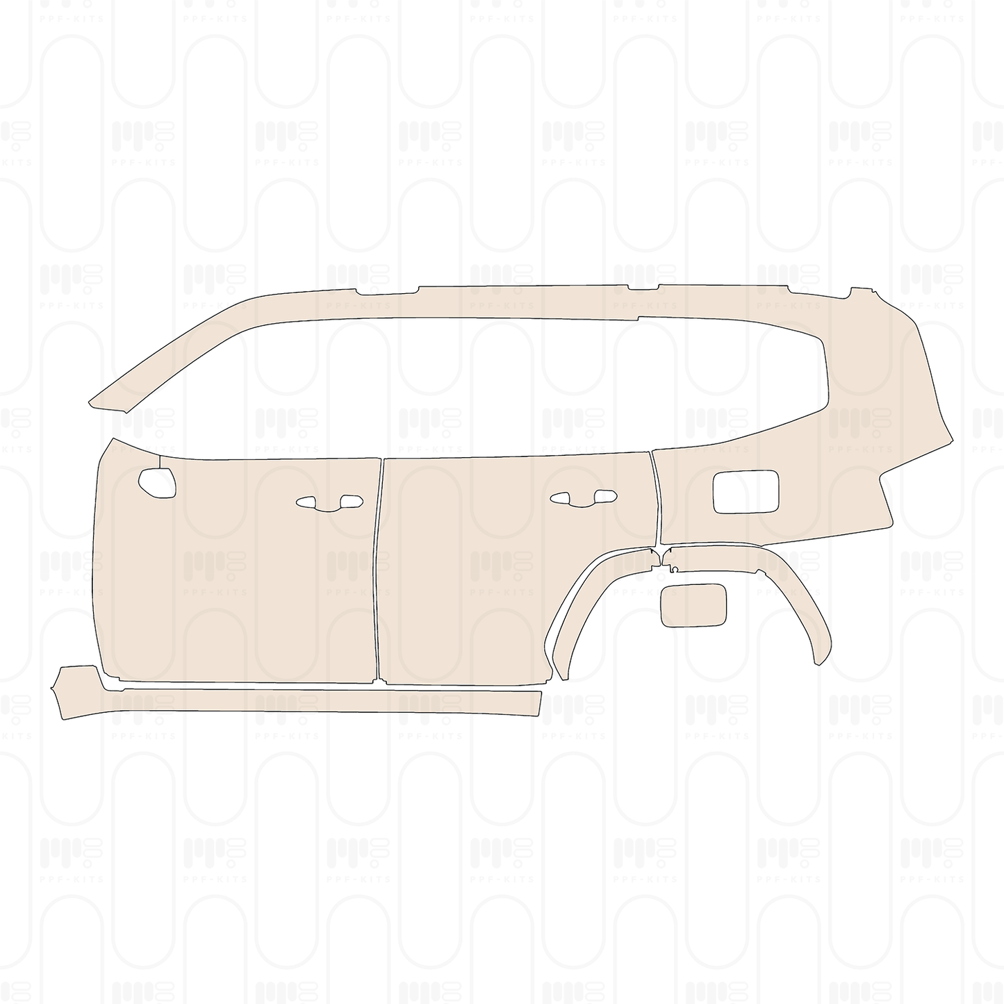Pre-Cut PPF Toyota Land Cruiser (ME) EXR 2026