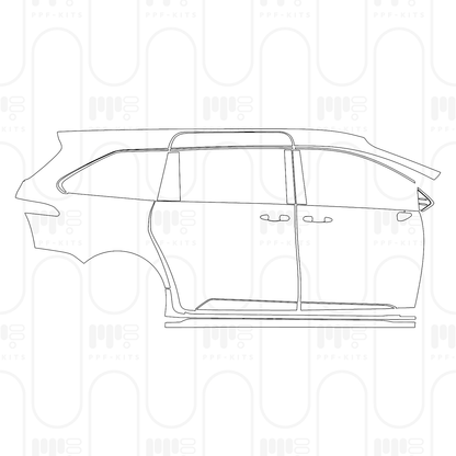 Pre-Cut PPF Toyota Sienna Limited 2026