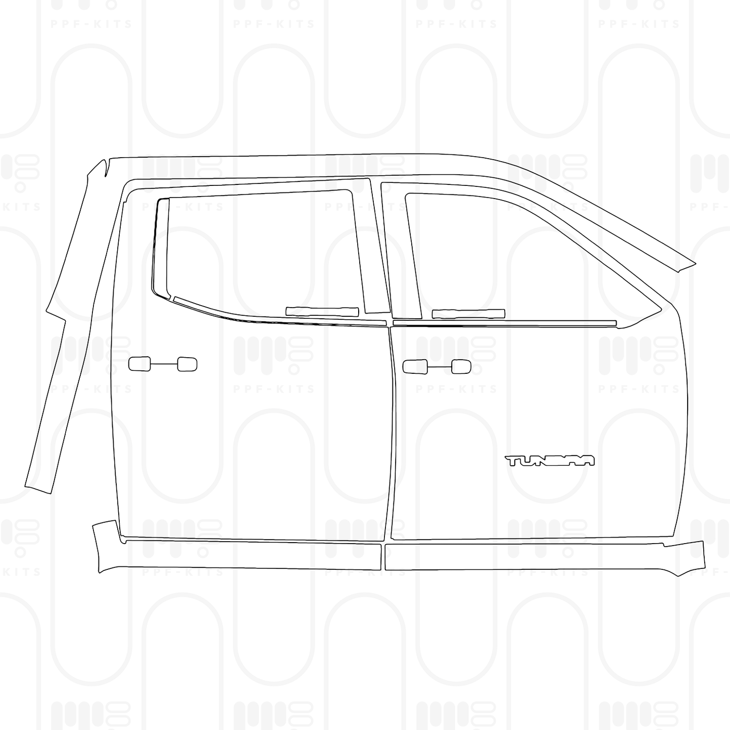 Pre-Cut PPF Toyota Tundra CrewMax SR 2026