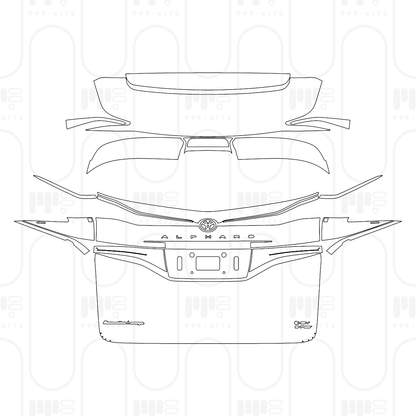 Pre-Cut PPF Toyota Alphard 2026