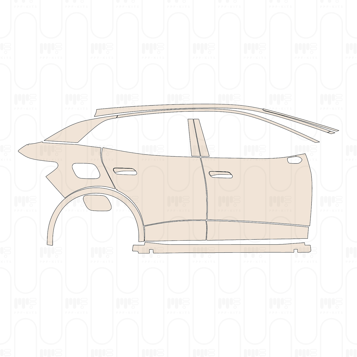 Pre-Cut PPF Volkswagen ID.4 Base 2026