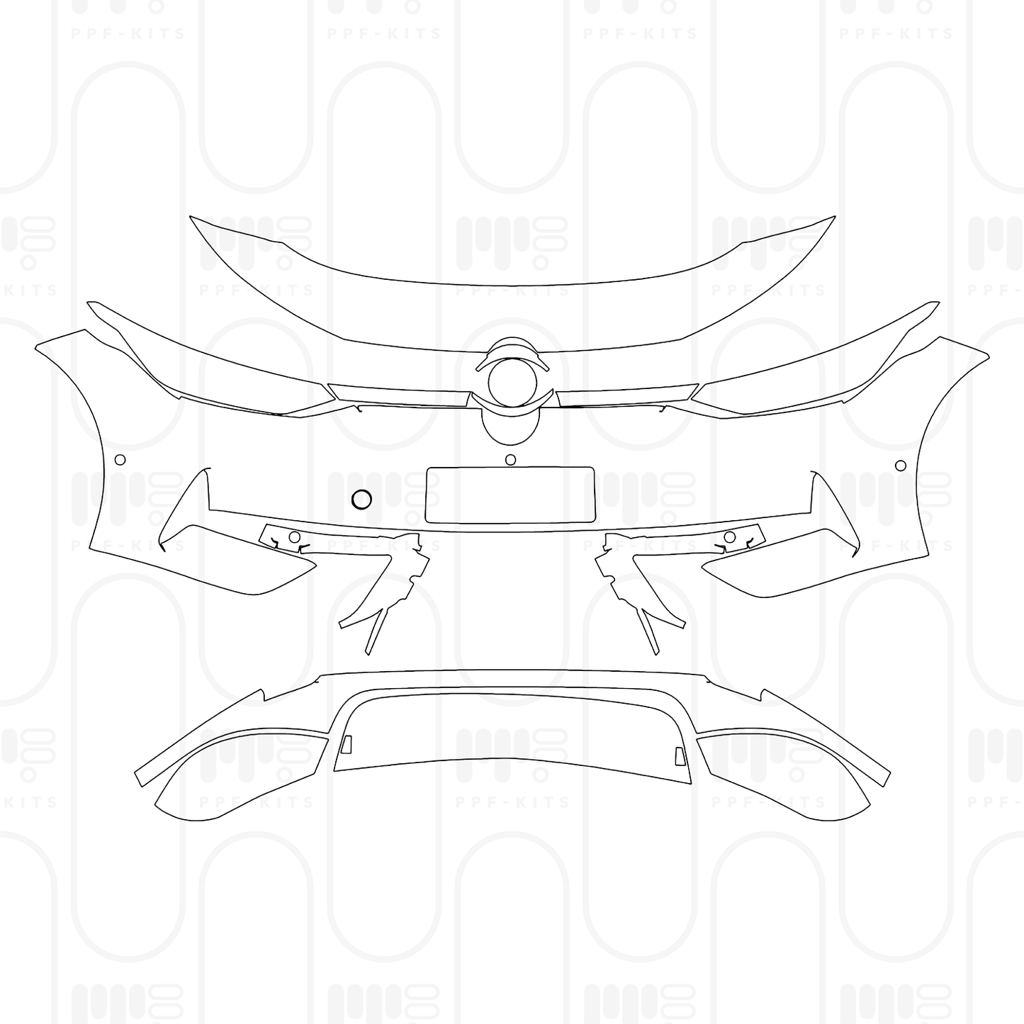 Pre-Cut PPF Volkswagen ID.7 Tourer Base 2026