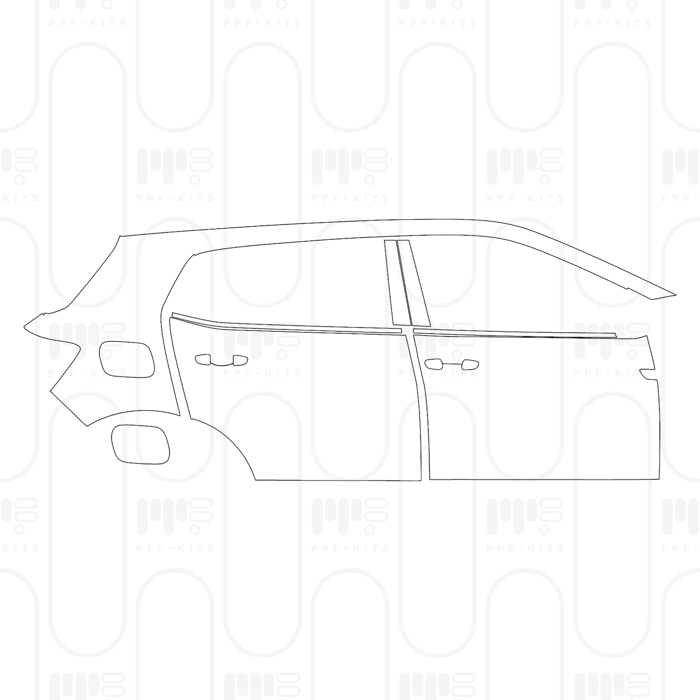 Pre-Cut PPF Volkswagen T-Cross (BR) 2026