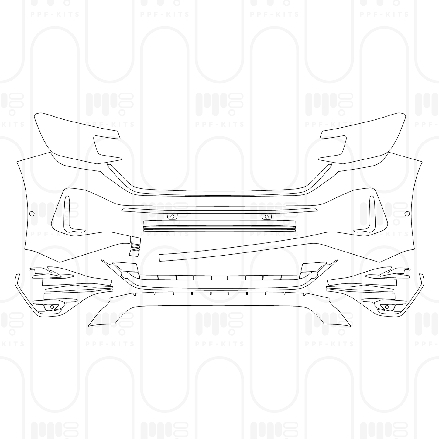 Pre-Cut PPF Volkswagen Atlas Cross Sport (US) SEL Premium R-Line 2026