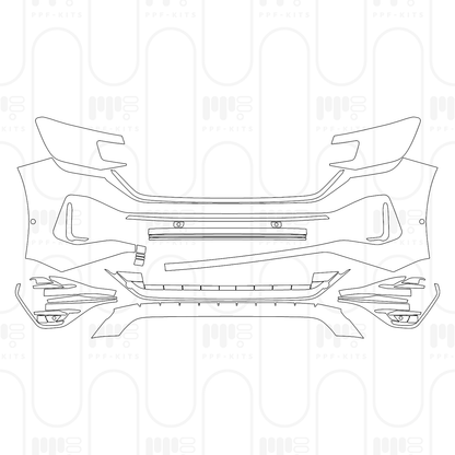 Pre-Cut PPF Volkswagen Atlas Cross Sport (US) SEL Premium R-Line 2026