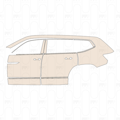 Pre-Cut PPF Volkswagen Atlas (US) SEL Premium R-Line 2026
